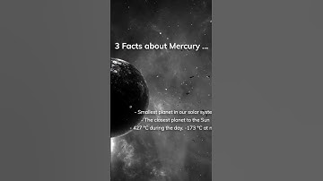 3 Facts about Mercury ! #shorts #facts #universe #knowledge
