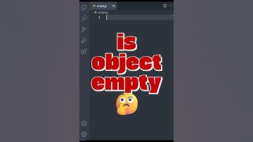 Check if Object is Empty 🕳️  #coding #programming #javascript #webdev