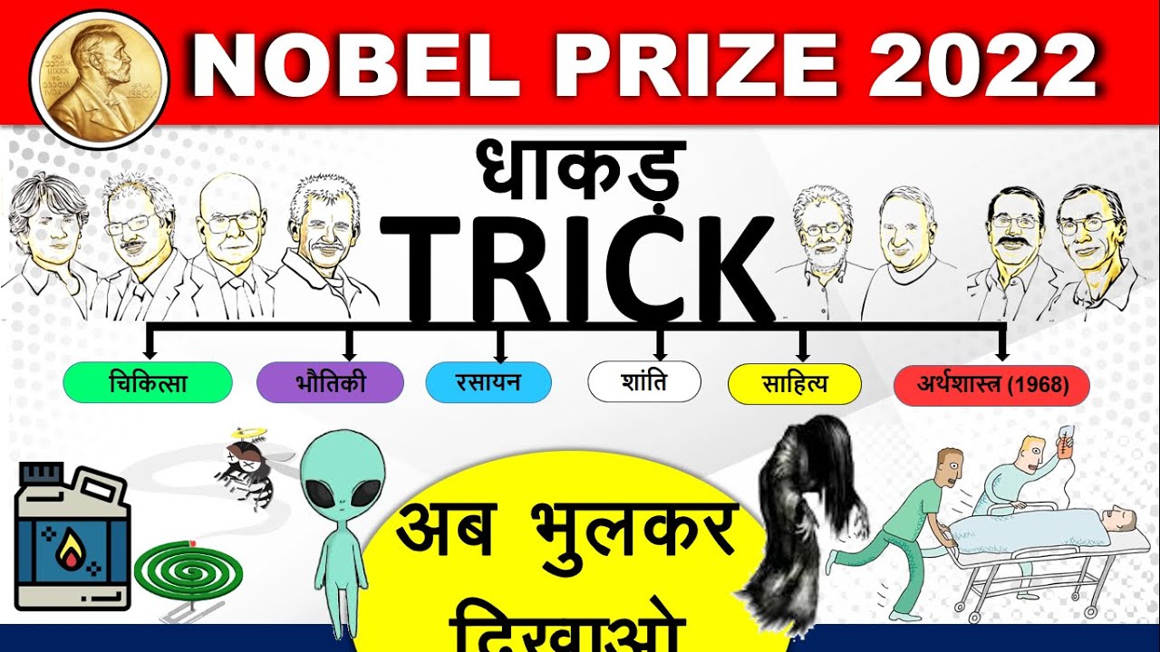 Crazy Gk Tricks : Nobel Prize 2022 | Nobel Tricks for Winners | Study ...