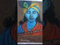 Drawing # Krishna #oilpastel  colour #portrait # vlogs #shorts.