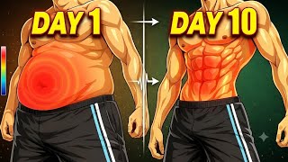 ​10 Day Belly Fat to Six-Pack Abs Challenge (At Home) 🔥 #fitness #workout #fitnesshacks #viralvideo screenshot 3