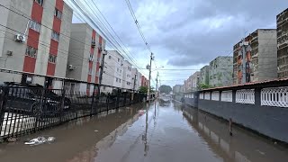 Rain and flooding in Piedade and Candeias neighborhoods Jaboatao dos Guararapes August 18 2026