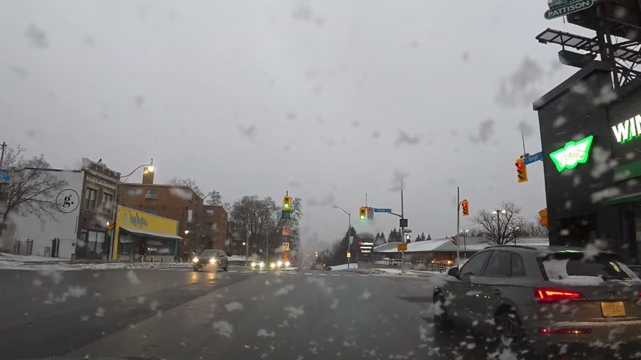 Daily Commute in Toronto 🚗 | Real-Time City Driving