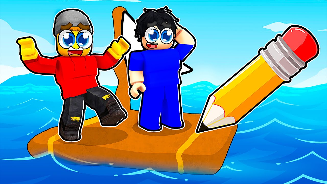 מציירים סירה בשביל לברוח ברובלוקס!