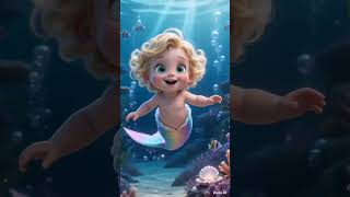 Cute Baby Mermaid Discovers a Magical Underwater Paradise 🧜‍♀️🌊✨💚 #Shorts News