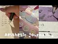 aesthetic journaling, handwriting tips, setting goals for 2022 and some stationery asmr tiktok