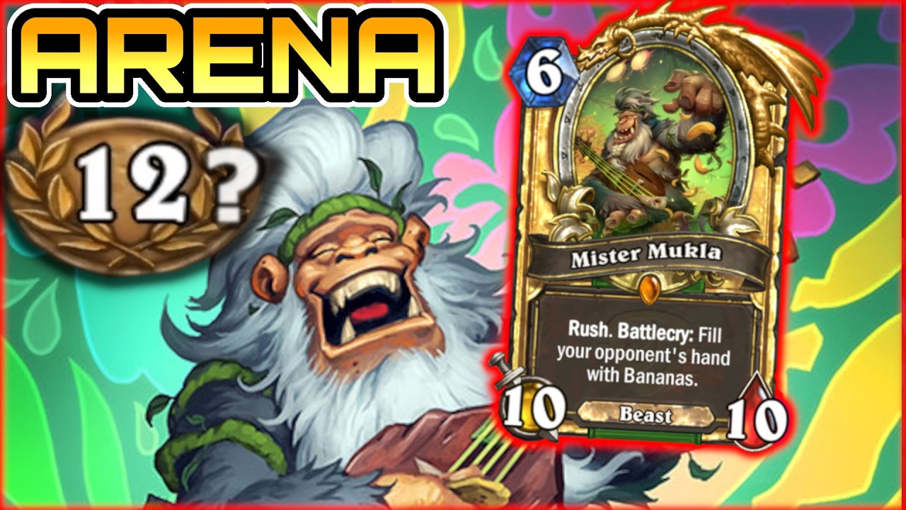 🍌 Banana Rampage: Mister Mukla’s Arena Domination! 🏆 Whizbang Hearthstone Arena EZ 12 Wins?