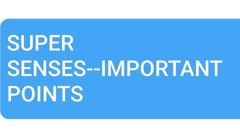 Class 5 evs chapter 1 Super senses important points in malayalam & English