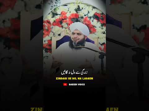Zindagi_Se_dil_na _lagen💖_ajmal Raza Qadri Bayan 🌹🥀 #bayan #status #ajmalrazaqadri