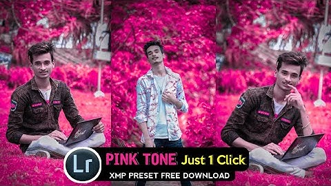 PINK TONE PRESETS - Lightroom Mobile Editing Tutorial | Pink Color Correction Tutorial in Lightroom