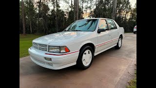 This Turbo 1992 Dodge Spirit R/T  has 224HP from 2.2L, and is Rarer Than a Bugatti Veyron