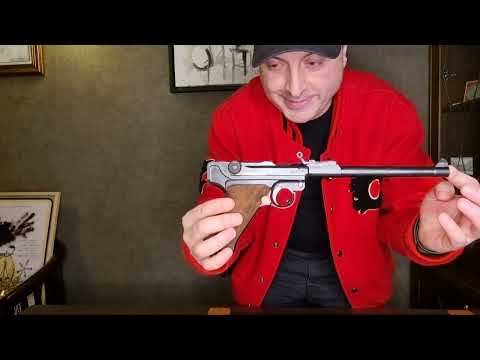 იყიდება!საკოლექციო PARABELUM 1918 წლის საარტილერიო. ორიგინალი კაბურით და კონდახით