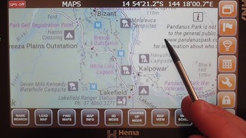 Hema Navigator 4WD Nav - How to Load A Specific Map