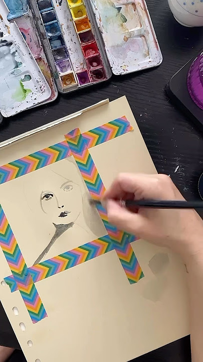 #short art break - paint with me and relax a minute 🫧