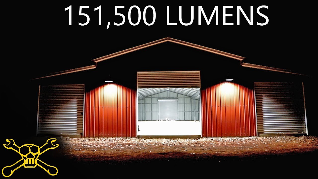 151,500 LUMENS of LED Shop Lights YouTube
