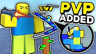 Adding PVP To The SMALLEST Game on Roblox
