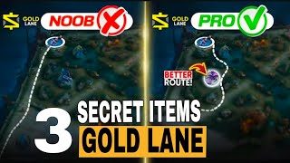 3 SECRET ITEMS TO BE THE BEST GOLD LANER !! MOSKOV GOLD LANE GUIDE MLBB 2026