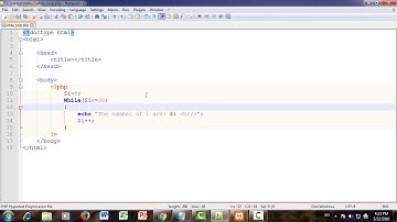 PHP| How to use while loop in php?