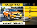 Renault Triber Variants Explained - (हिंदी) | Triber rxe | Triber rxl | Triber rxt | Triber rxz