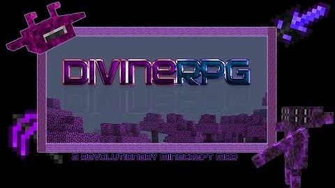 Minecraft Divine RPG Episode 2 - Exploring Mobs!