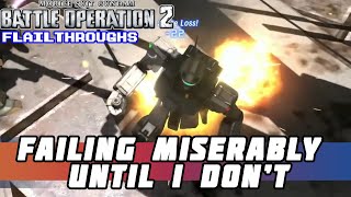 Gundam Battle Operation 2: GM Cold Districts Fails Upwards In Rank Match Brawl