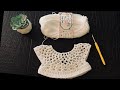 Canesu tejido a crochet para bebe 0 a 3 meses - Utilizando lana gruesa