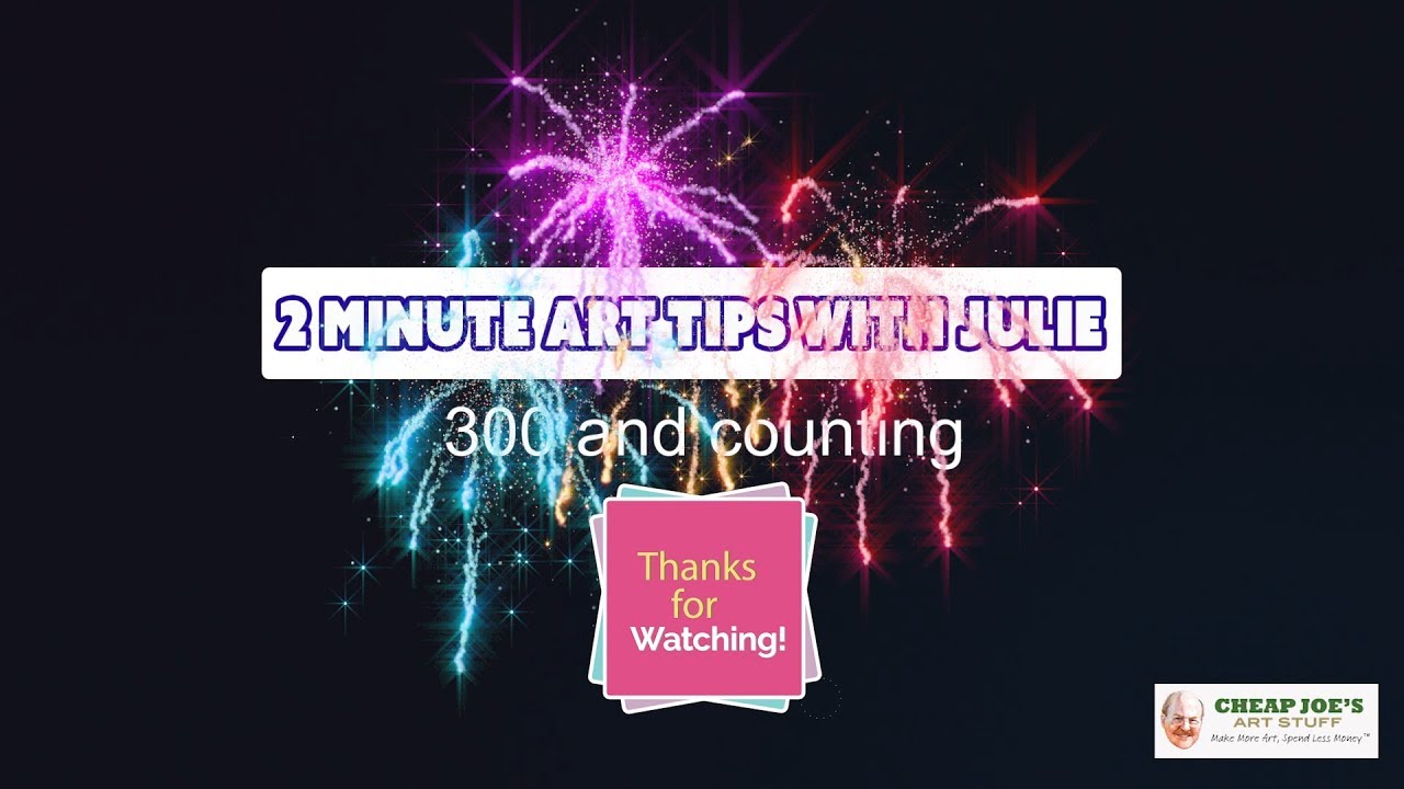 Cheap Joe's 2 Minute Art Tips Show 300 YouTube