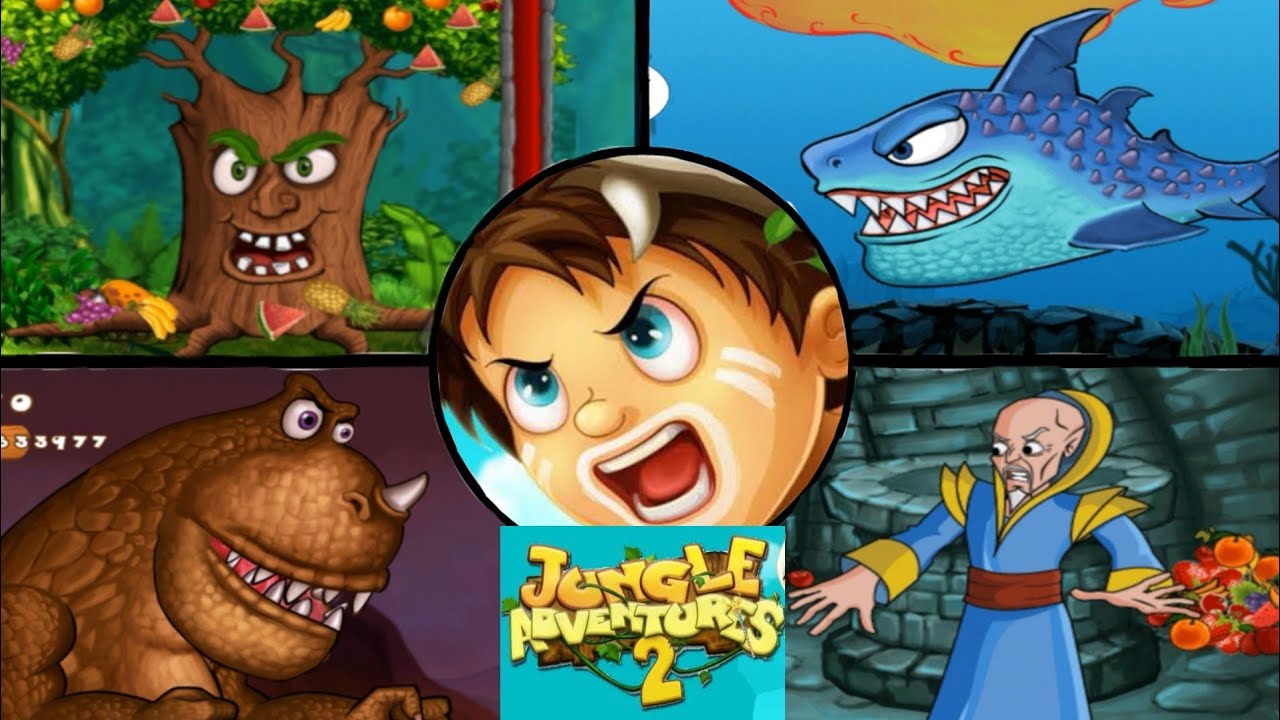 Jungle Adventures 2 | All Bosses + Ending Scene