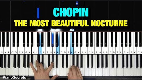 How to Play - The Most Beautiful Chopin Nocturne (Op. 15 No. 2)
