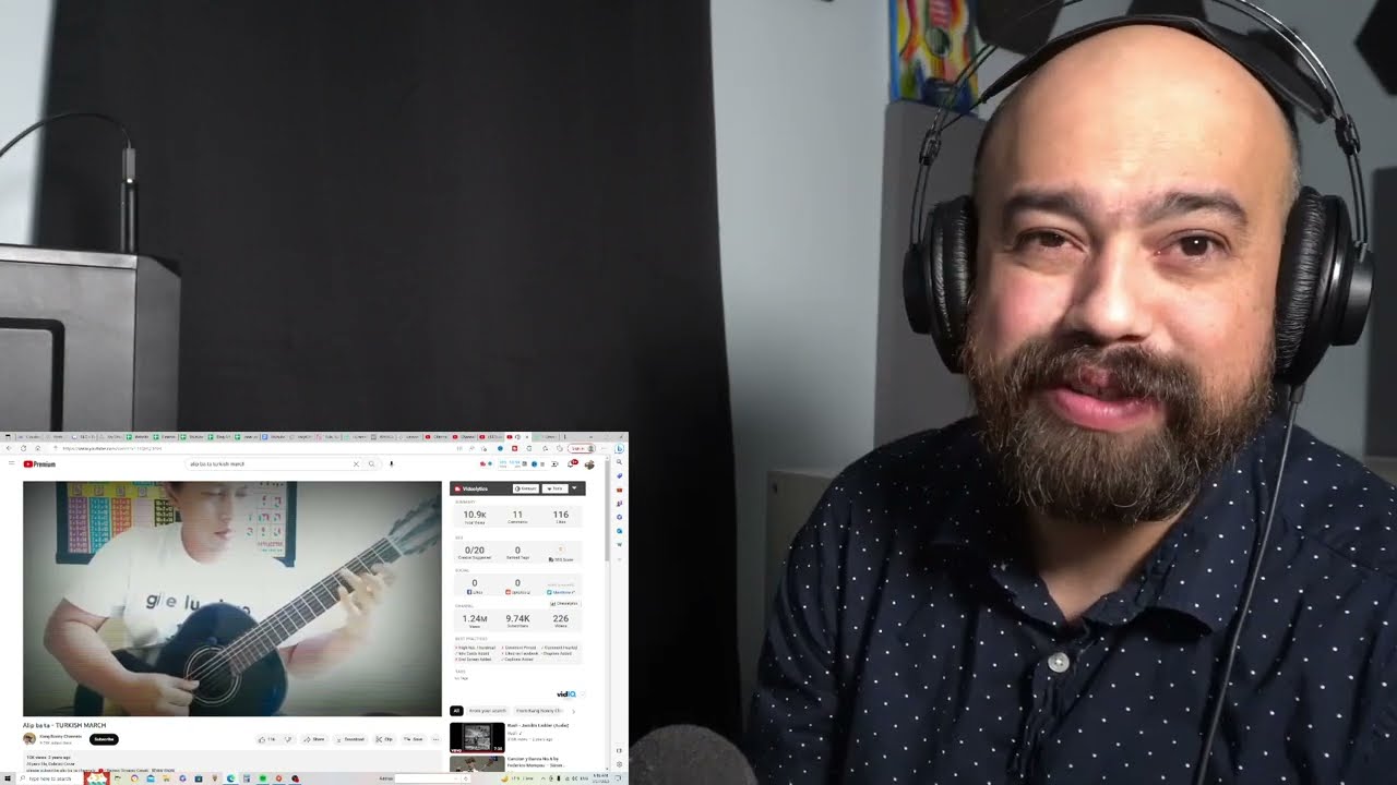 Alip Ba Ta Reaction: Classical Guitarist react to Alip Ba Ta TURKISH MARCH