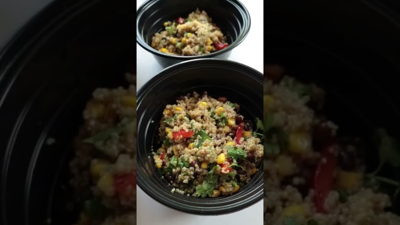 MAKING QUINOA SALAD   SOUTHWESTERN QUINOA BOWL #shorts