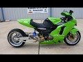For Sale $4,999:  2003 Kawasaki ZX12R Ninja with 240 Rear Tire and Extended Swingarm