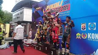 Sang Juara Matic Race 2018 Stadion Maulana Yusuf Banten
