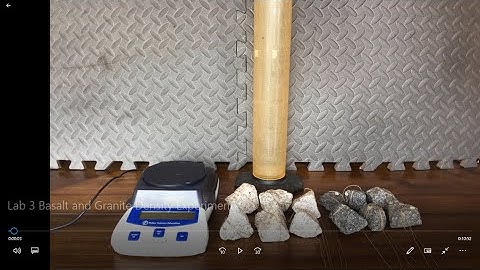 Lab 3 Experiment: Basalt and Granite Density