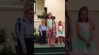 Bronwyn’s solo at the Easter cantata 2018