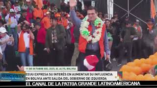 SIN EVO NI EL MAS , EEUU tiene interés en aumentar su influencia en Bolivia