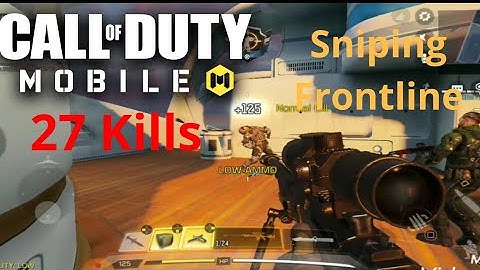 COD Mobile Sniping Frontline Match Gameplay with Ps4 Controller