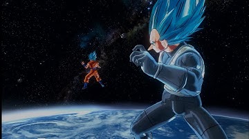 Dragonball Xenoverse - SSGSS Goku vs SGSS Vegeta | Chaospunishment