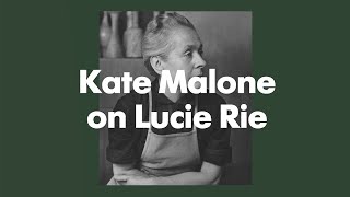 Postwar Modern: Kate Malone on Lucie Rie