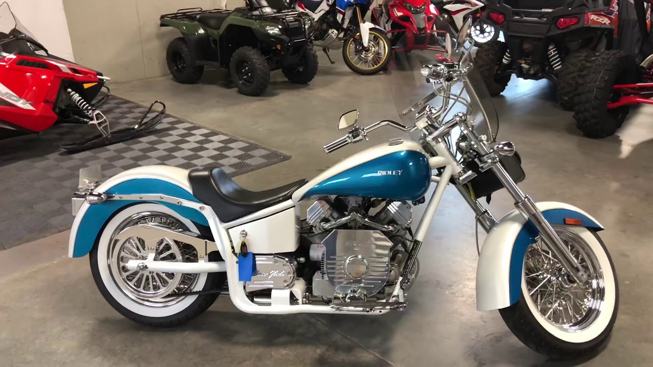 Ridley Automatic Chopper Drag Pipes, softail, for sale 