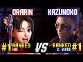 SF6 ▰ ORARIN (#1 Ranked Mai) vs KAZUNOKO (#1 Ranked C.Viper) ▰ High Level Gameplay