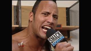 The Rock & Mankind Backstage Segment Smackdown September 9 1999