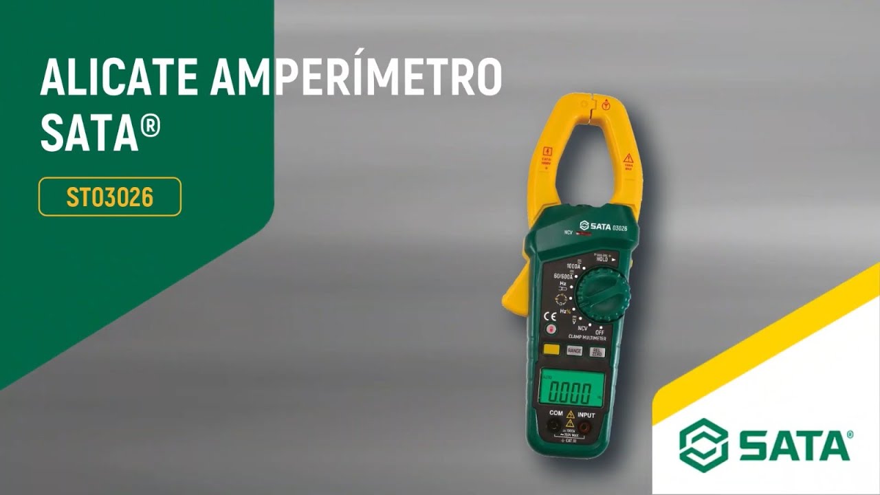 Alicate Amperímetro - SATA Brasil