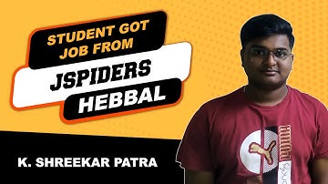 From Student to Successful Engineer | Meet Shreekar at Jspiders | BTECH | HEBBAL