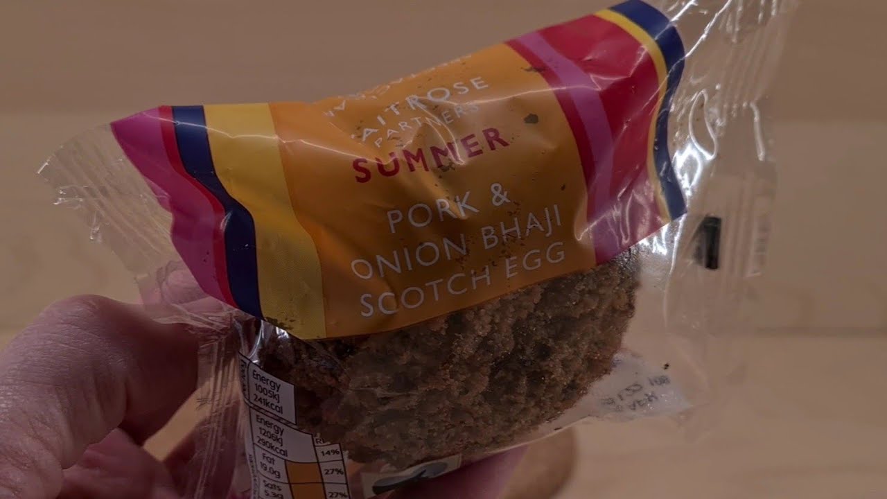 Waitrose & Partners Summer Pork & Onion Bhaji Scotch Egg Random