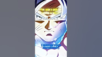 Pov: goku & gojo are coming to kill you…Choose  your protector 💀 😳 #anime #edit #viral #goku