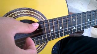 Video thumbnail of "cancion para dedicar 2016 (guitarra)"