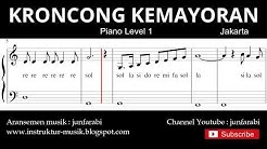 not balok keroncong kemayoran - piano level 1 - lagu daerah jakarta / betawi - do re mi / solmisasi  - Durasi: 2:35. 