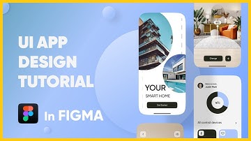 Figma App UI Design Tutorial : App UI Design l Smart Home App UI Design