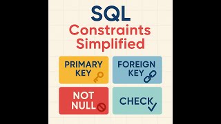 SQL Constraints Explained | NOT NULL, UNIQUE, PRIMARY KEY, FOREIGN KEY, CHECK, DEFAULT